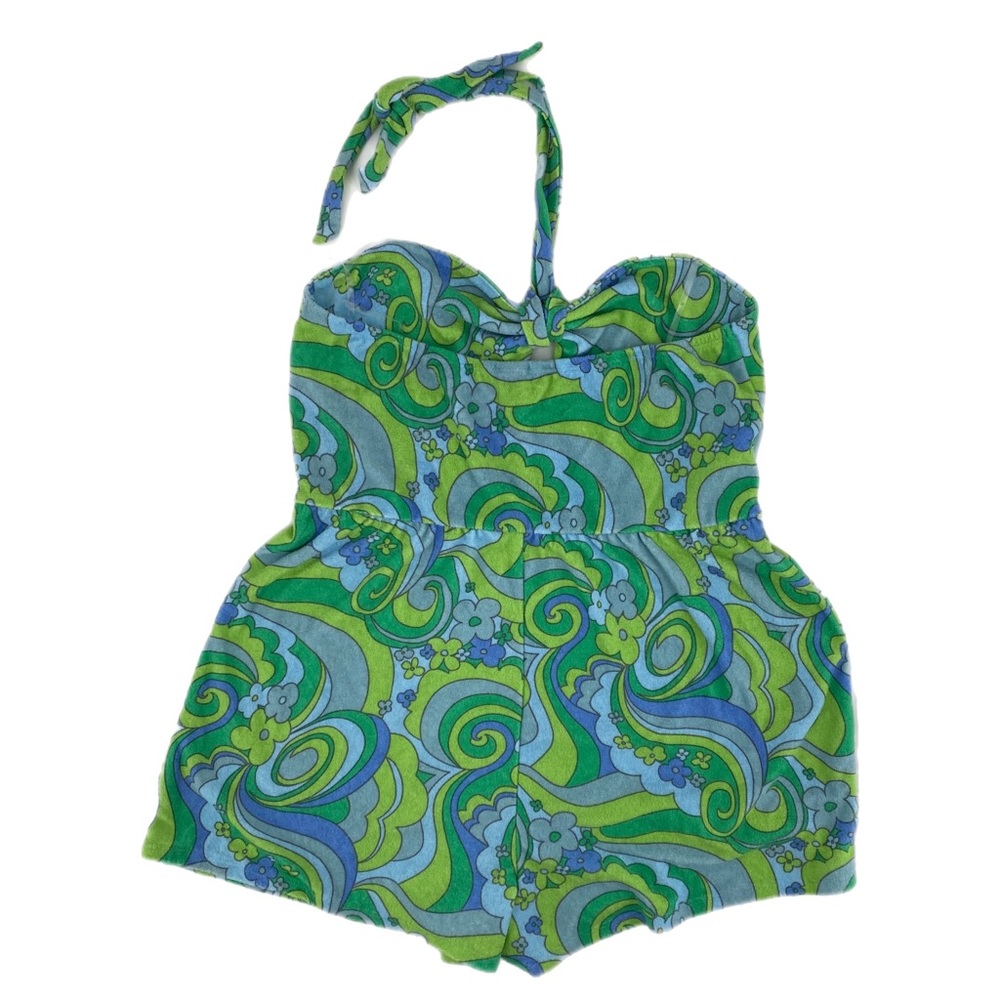 Wild Fable Green Printed Pattern Halter Style Jumper